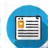 Icon representing storyboarding and scriptwriting
