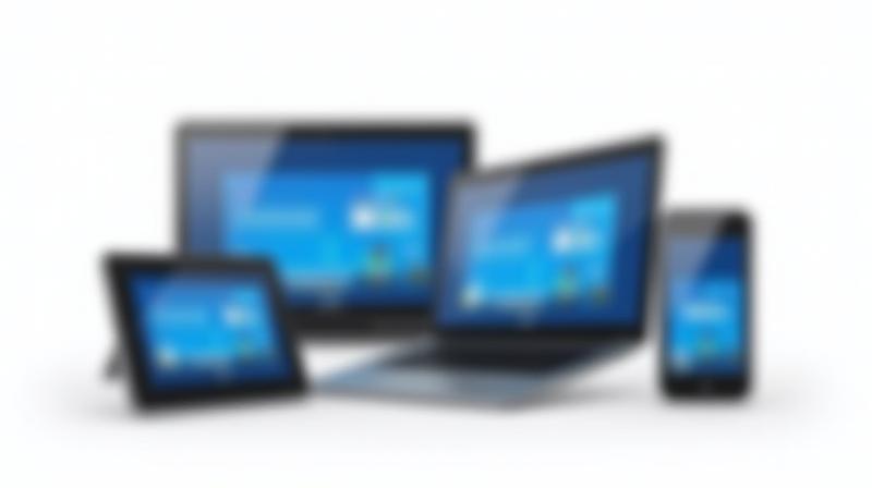 Screens showing the streaming platform on different devices